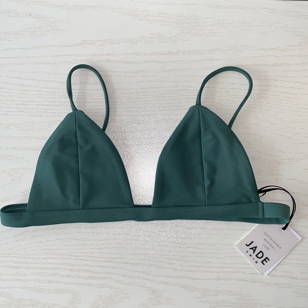 Jade Swim Perfect Match Triangle Top Cacti / S